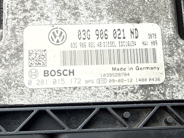 ЭБУ двигателем 03G906021ND VAG