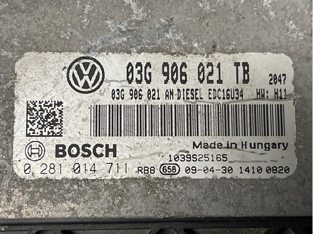Мозги двигателя 03G906021TB VAG