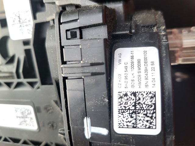 VAG 5K0953549C Кольцо контактное, шлейф руля в наличии Николаев