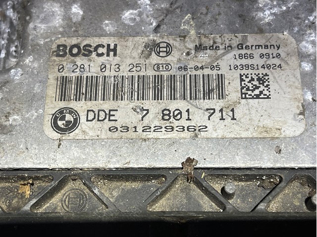 Электронный блок управления двигателем 7801711 BMW