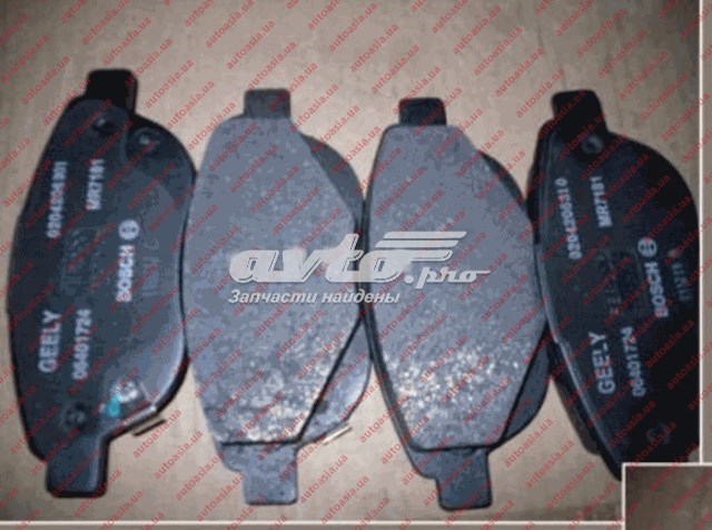 Колодки тормозные передние дисковые 1064001724 MARKET (OEM)