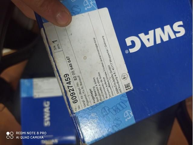 60927459 SWAG Опорный подшипник амортизатора купить в Харьков
