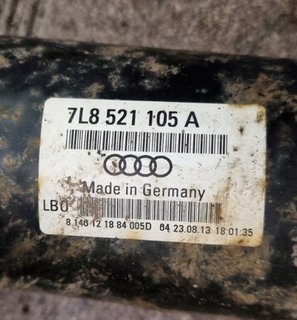 VAG 7L8521105A Вал карданный задний, в сборе в наличии Ирпень