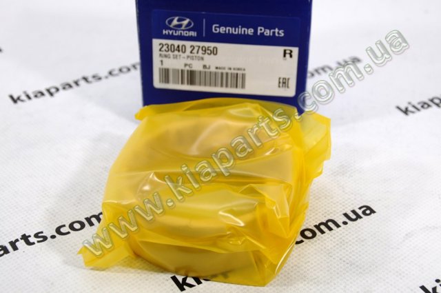 Кольца поршневые комплект на мотор, STD. 2304027950 HYUNDAI