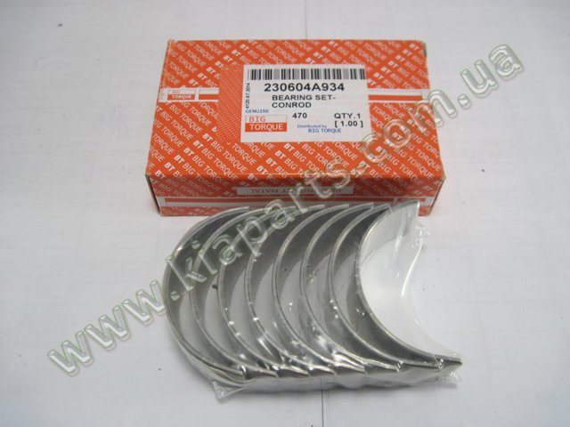 Шатунные вкладыши коленвала 230604A934 BIG TORQUE