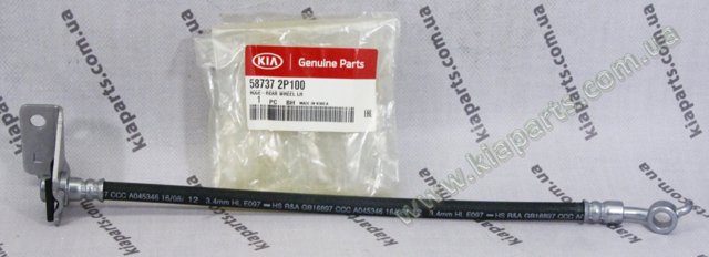 Шланг тормозной задний левый 587372P100 HYUNDAI