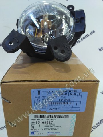 Противотуманка правая 95169827 GM
