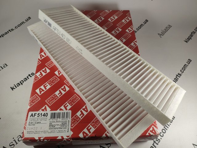 Воздушный фильтр салона AF5140 ALPHA FILTER