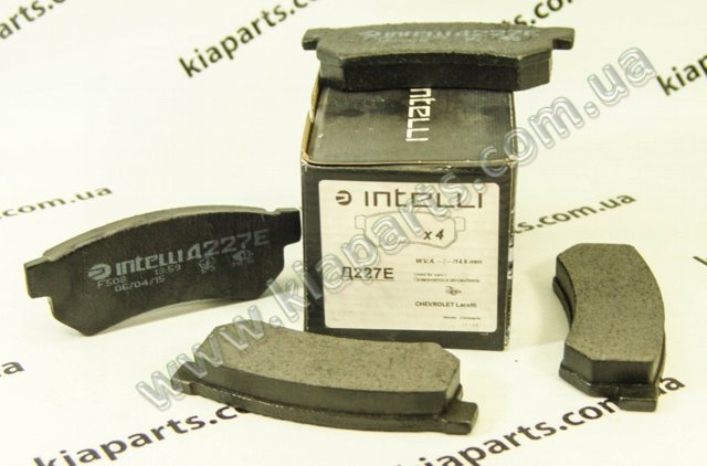 Колодки дисковые  D227E INTELLI