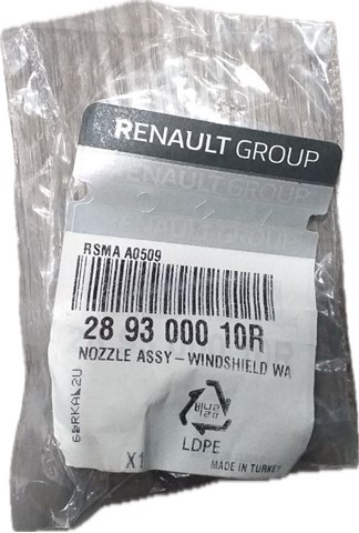 Форсунка омывателя на дворник 289300010R RENAULT