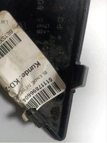 51117896604 BMW Заглушка (решетка) противотуманных фар бампера переднего правая купить в Хмельницкий