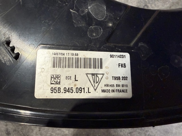 95B945091L PORSCHE Фонарь задний левый внешний купить в Каменское