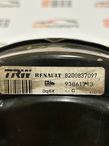 8200837097 RENAULT Усилитель тормозов купить в Ужгород