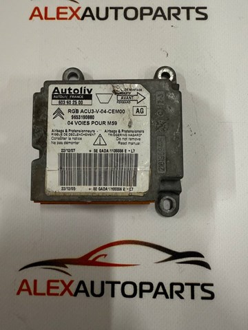 Блок управления airbag 9653190880 PEUGEOT