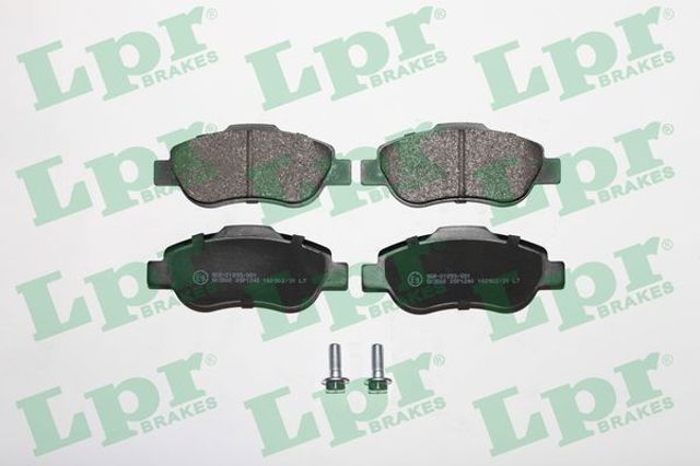 Колодки тормозные дисковые комплект 05P1240 LPR