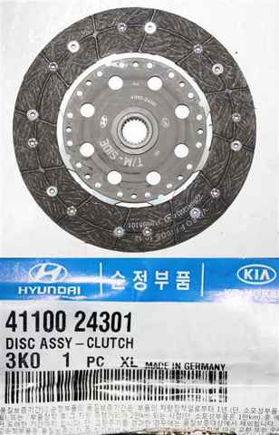 Диск сцепления ведомый 4110024301 HYUNDAI