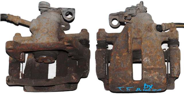 Скоба тормозного заднего суппорта Volkswagen Transporter T5