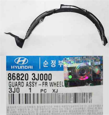Подкрылок переднего крыла, правый 868203J000 HYUNDAI