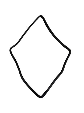 Уплотнитель двери задней, (на кузове) 902576 PEUGEOT