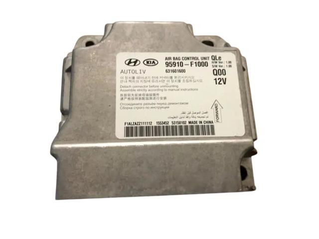 Модуль-процессор управления подушкой безопасности (ЭБУ AIRBAG) 95910F1000 HYUNDAI