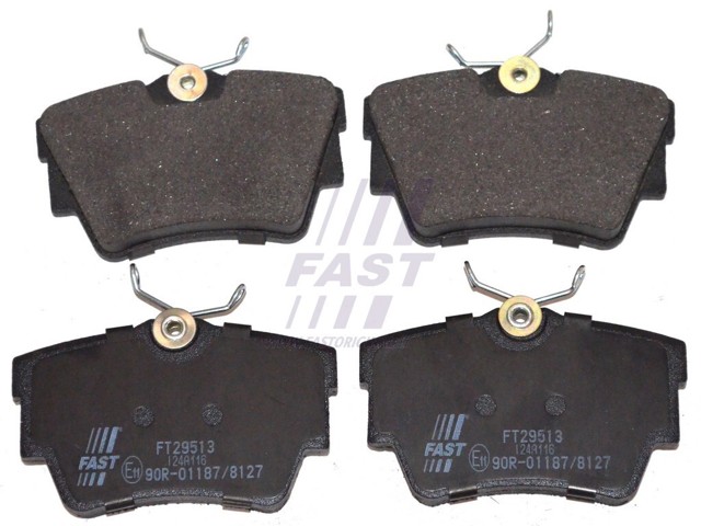 Колодки тормозные задние, дисковые FT29513 FAST