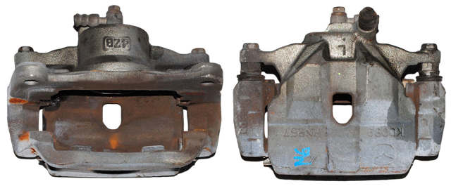 Суппорт тормозной, передний, левый GHP93371X MAZDA