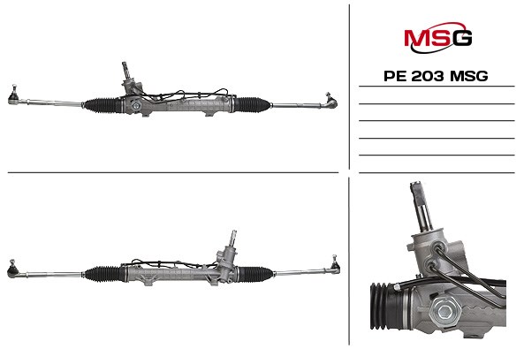 MS GROUP PE203 Рейка рулевая в наличии Львов
