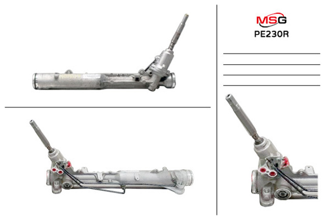 Рулевая рейка PE230R MSG Rebuilding