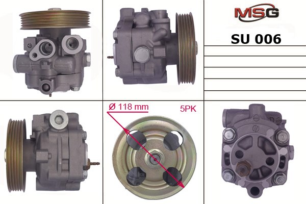 Насос ГУР SU006 MS GROUP