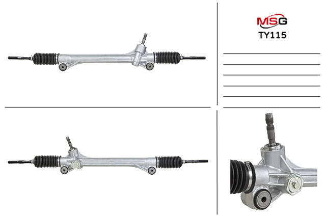 Реечный рулевой механизм TY115 MS GROUP
