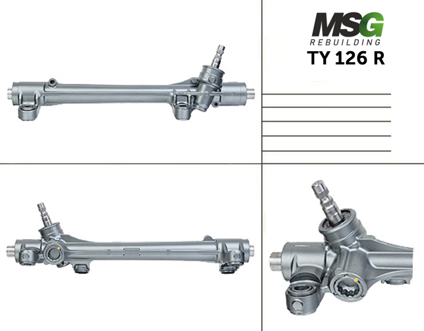 Реечный рулевой механизм TY126R MSG Rebuilding