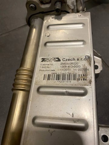 Радиатор системы EGR рециркуляции выхлопных газов 256010R020 TOYOTA