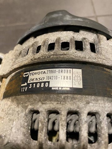 Генератор автомобильный 270600R080 TOYOTA