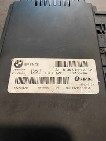 61359153779 BMW Блок управления освещением купить в Харьков