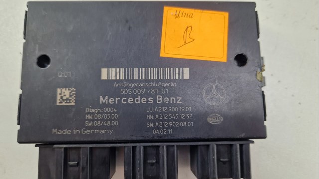 MERCEDES A2129001901 Блок управления фаркопом в наличии Чернигов