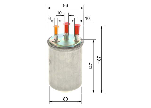 0450906508 BOSCH Топливный фильтр купить в Ровно