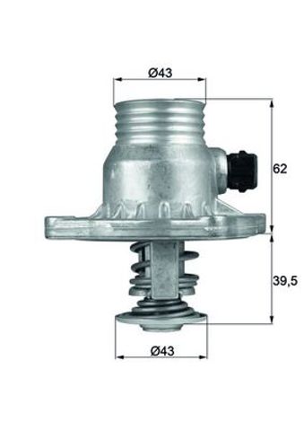 Термостат в корпусе TM11105 MAHLE
