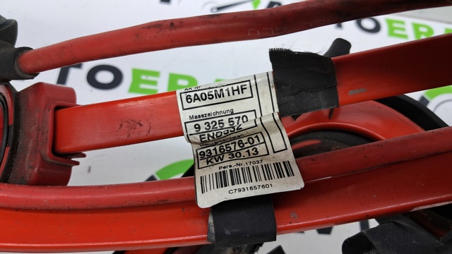 Кабель положительной клемы аккумулятора (АКБ) 61129316576 BMW