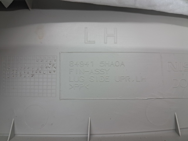 NISSAN 849415HJ0A Облицовка багажного отсека левая в наличии Винница