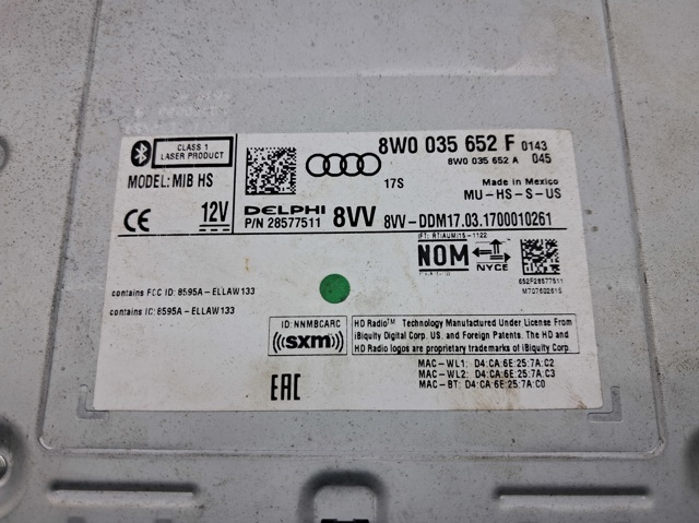 8W0035652F купить Киев