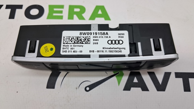VAG 8W0919158ASWI Блок управления режимами отопления/кондиционирования в наличии Львов
