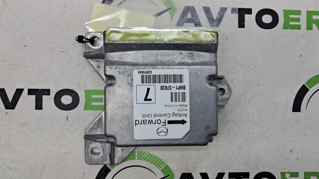 Модуль-процессор управления подушкой безопасности (ЭБУ AIRBAG) BHP157K30 MAZDA