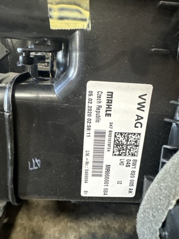 VAG 4M0820356 Корпус печки в сборе в наличии Запорожье