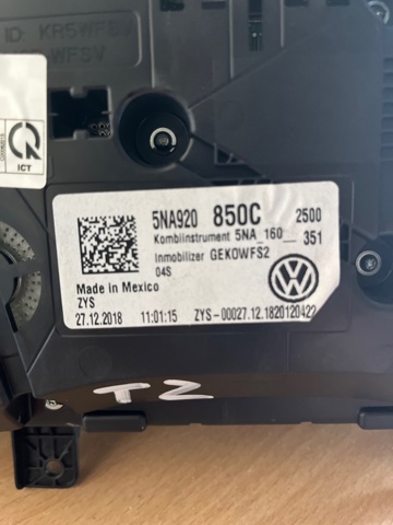 5NA920850C VAG Панель приборов купить в Николаев