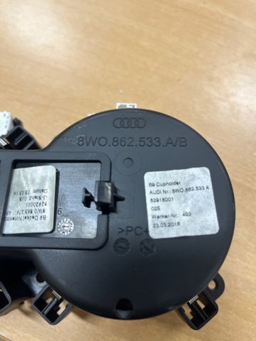 8W0862533A6PS Подстаканник подлокотника центральной консоли купить Тернополь