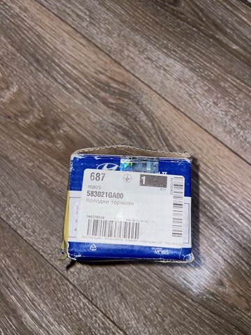HYUNDAI 583021GA00 Колодки тормозные задние дисковые в наличии Тернополь