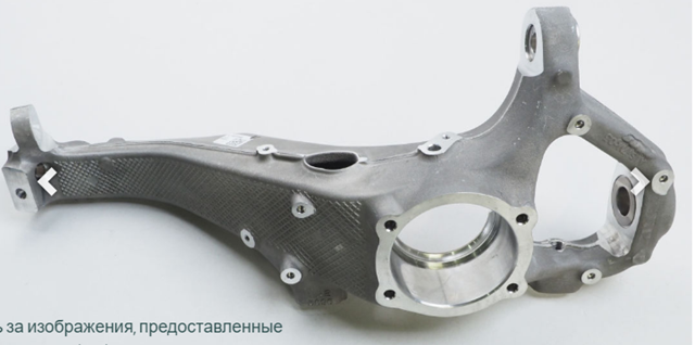 Цапфа передняя правая 9J1407246B VAG