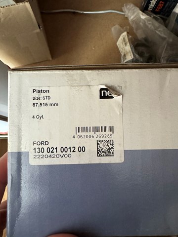 NPR 130021001200 Поршень на 1 цилиндр в наличии Павлоград