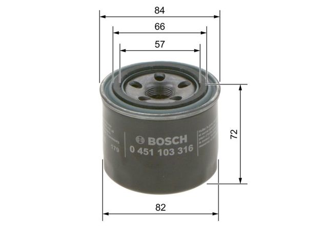 BOSCH 0451103316 Фильтр масляный в наличии Киев