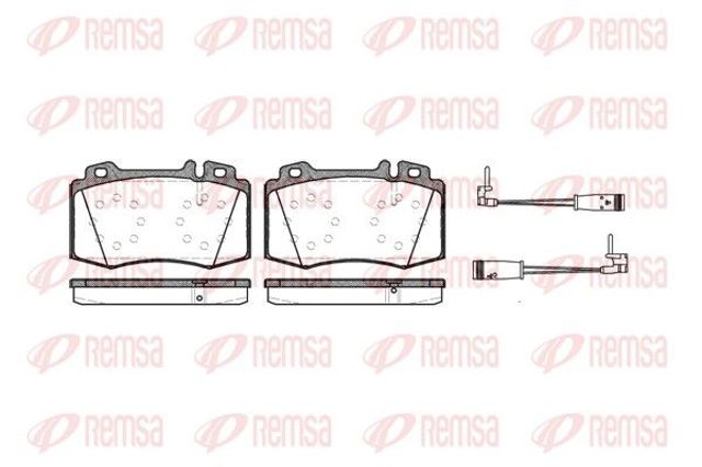 Колодки тормозные 076902 REMSA